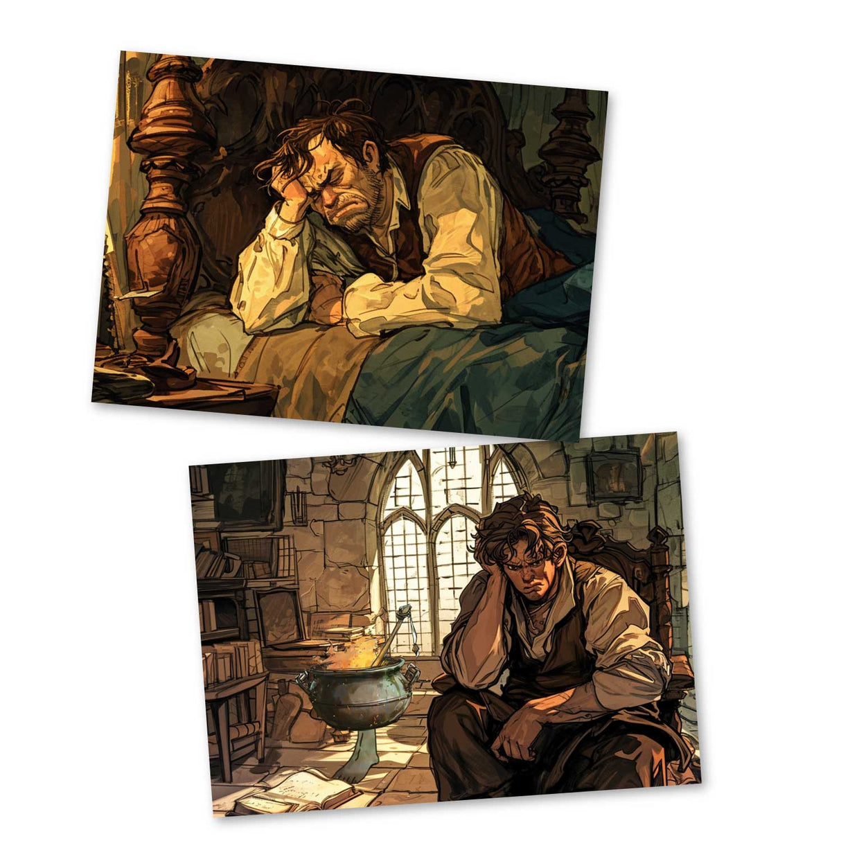 Der Zauberer und der hüpfende Topf (15 Cards) Die Märchen von Beedle dem Barden I basierend auf dem Harry Potter Universum als Set