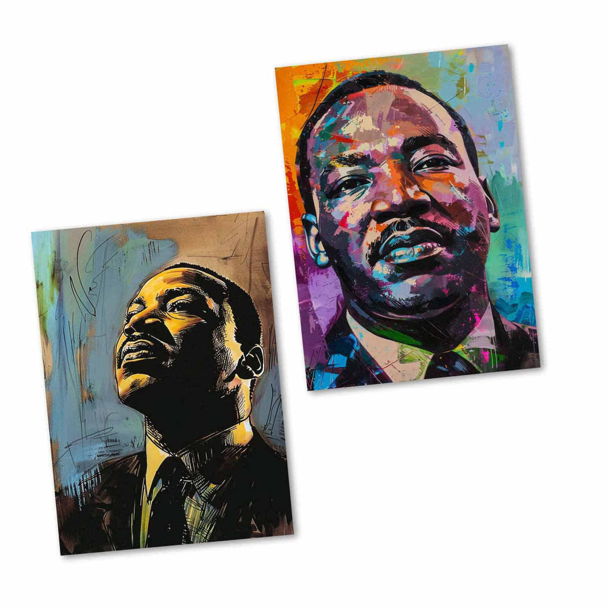 Martin Luther King Memorial Karten Set (10 Karten) | MLK Day | USA | Postkarte oder Klappkarte