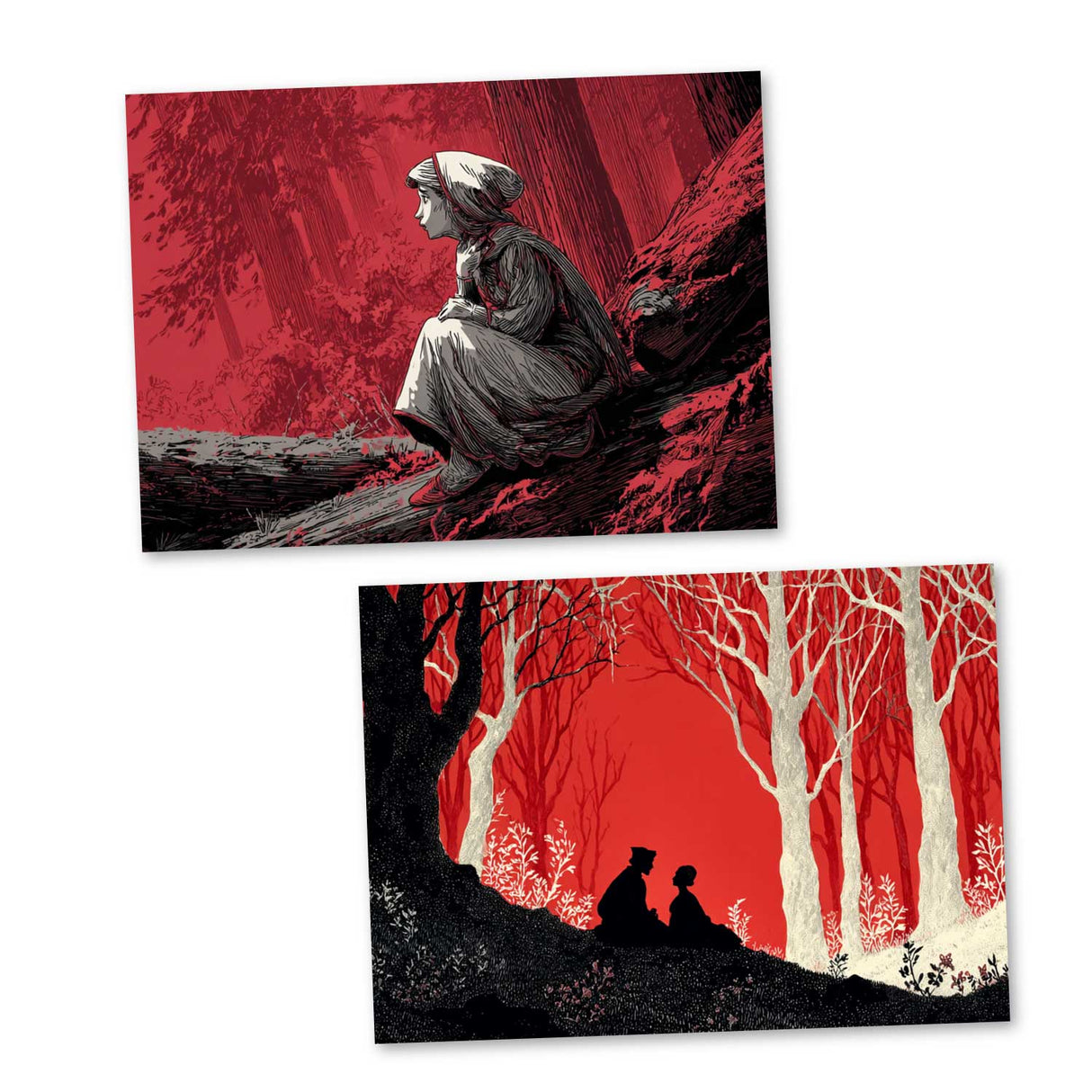 Die Alte im Wald (12 Grusselkarten) | Gruseliges Märchen nach den Brüdern Grimm | Halloween Märchen