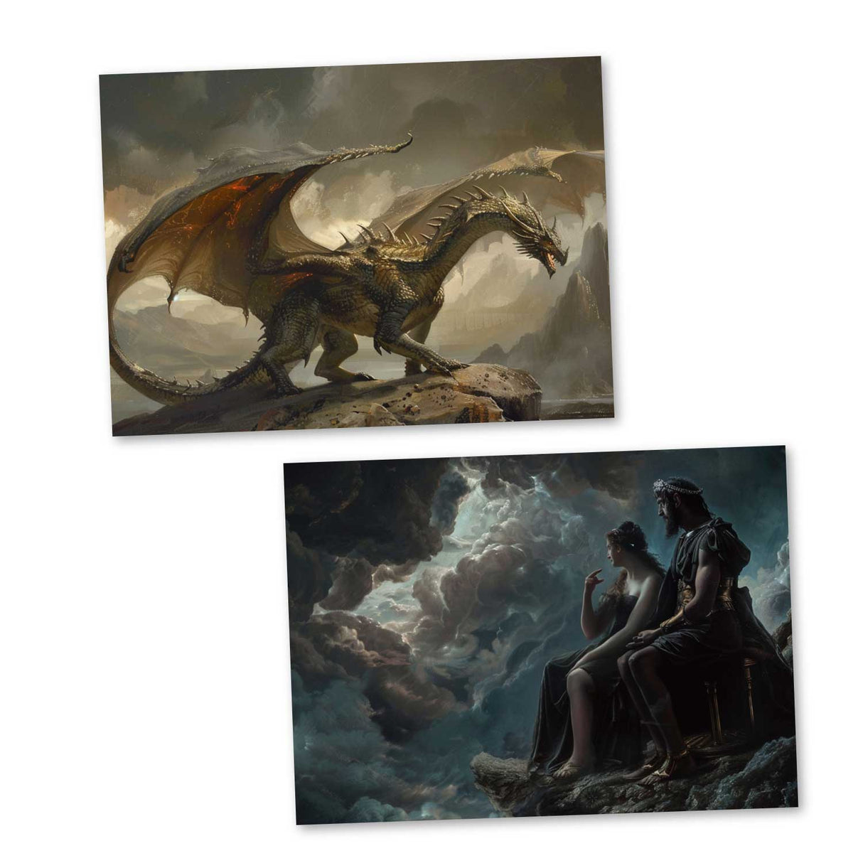 Antike Griechische Mythologie - Orpheus als Kartenset VOL 1 (15 Karten) | Mythologische Karten der Götter | Geschenk | Postkarte Klappkarte