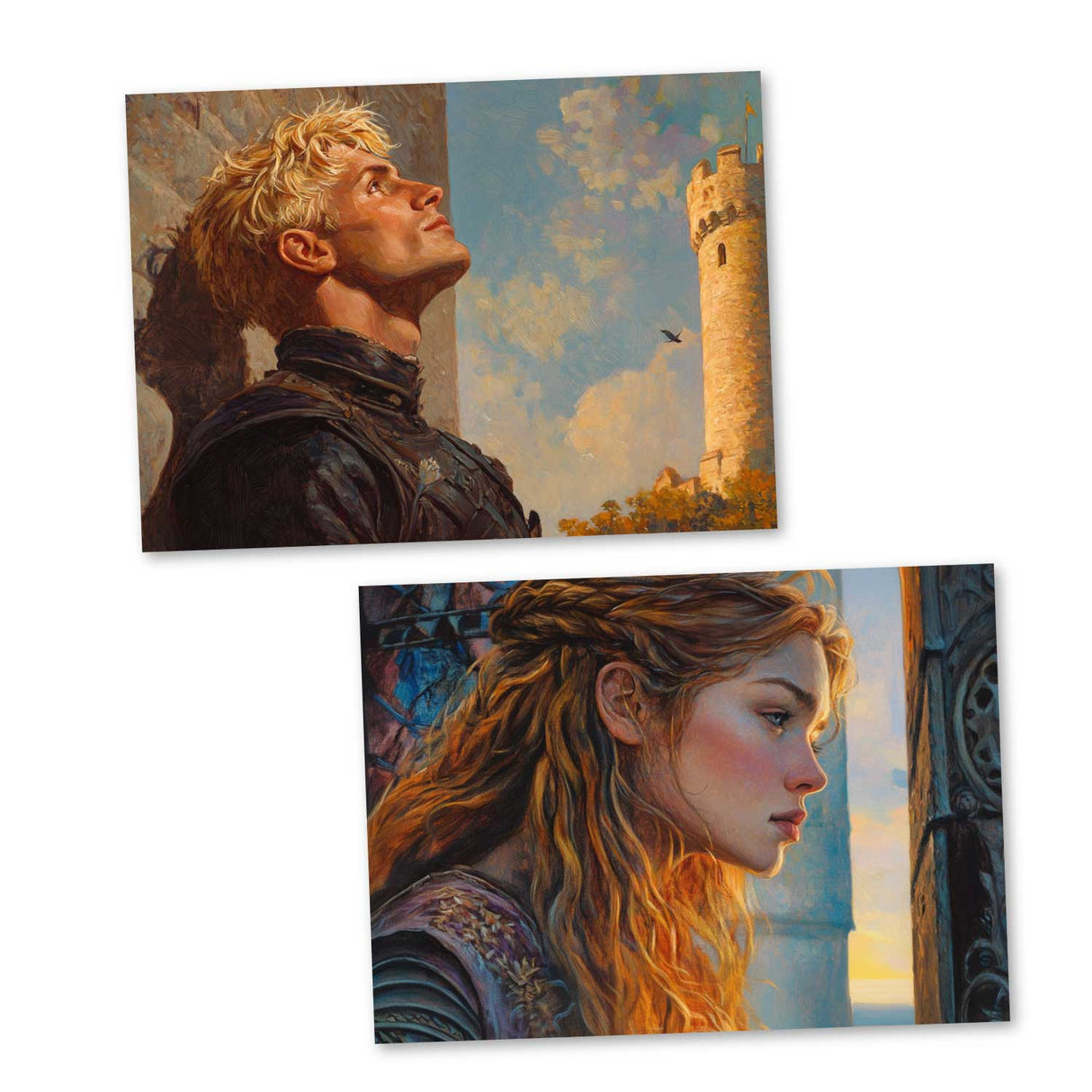 Siegfried - Teil 2 - Der Ring des Nibelungen Karten Set A6 (15 Cards) klassisch Illustrierte Legende I Siegfried I kunstvolles Set