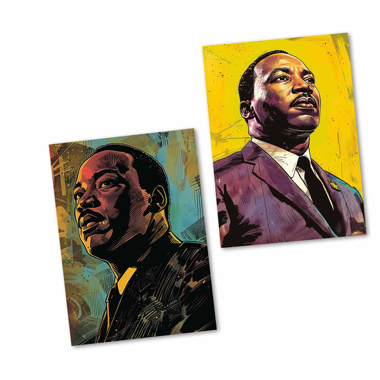 Martin Luther King Memorial Karten Set (10 Karten) | MLK Day | USA | Postkarte oder Klappkarte