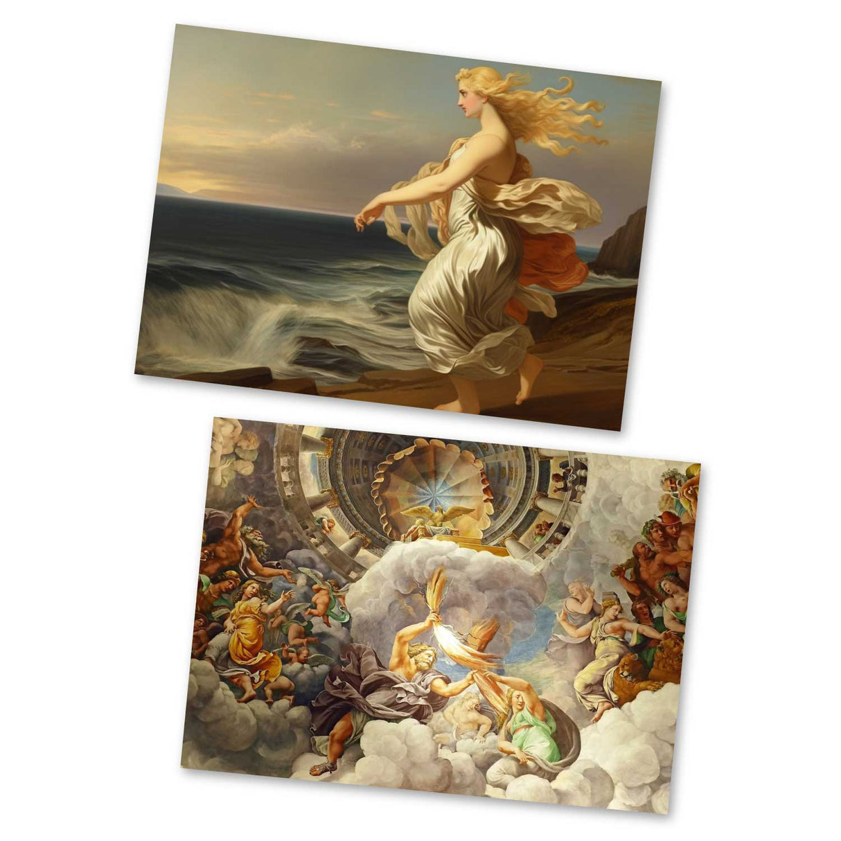 Antike Griechische Mythologie - Aphrodithe als Kartenset (15 Karten) | Mythologische Karten der Götter | Göttin der Liebe