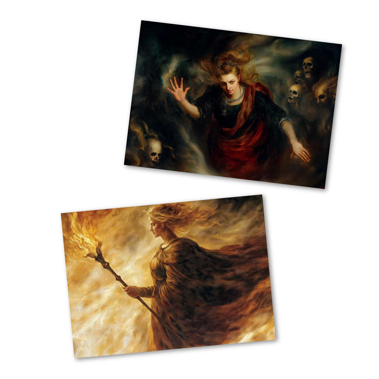 Antike Mythologie - Hekate - Göttin der Magie als Kartenset (12 Karten) | Mythologische Karten der Götter | Magie und Mystik