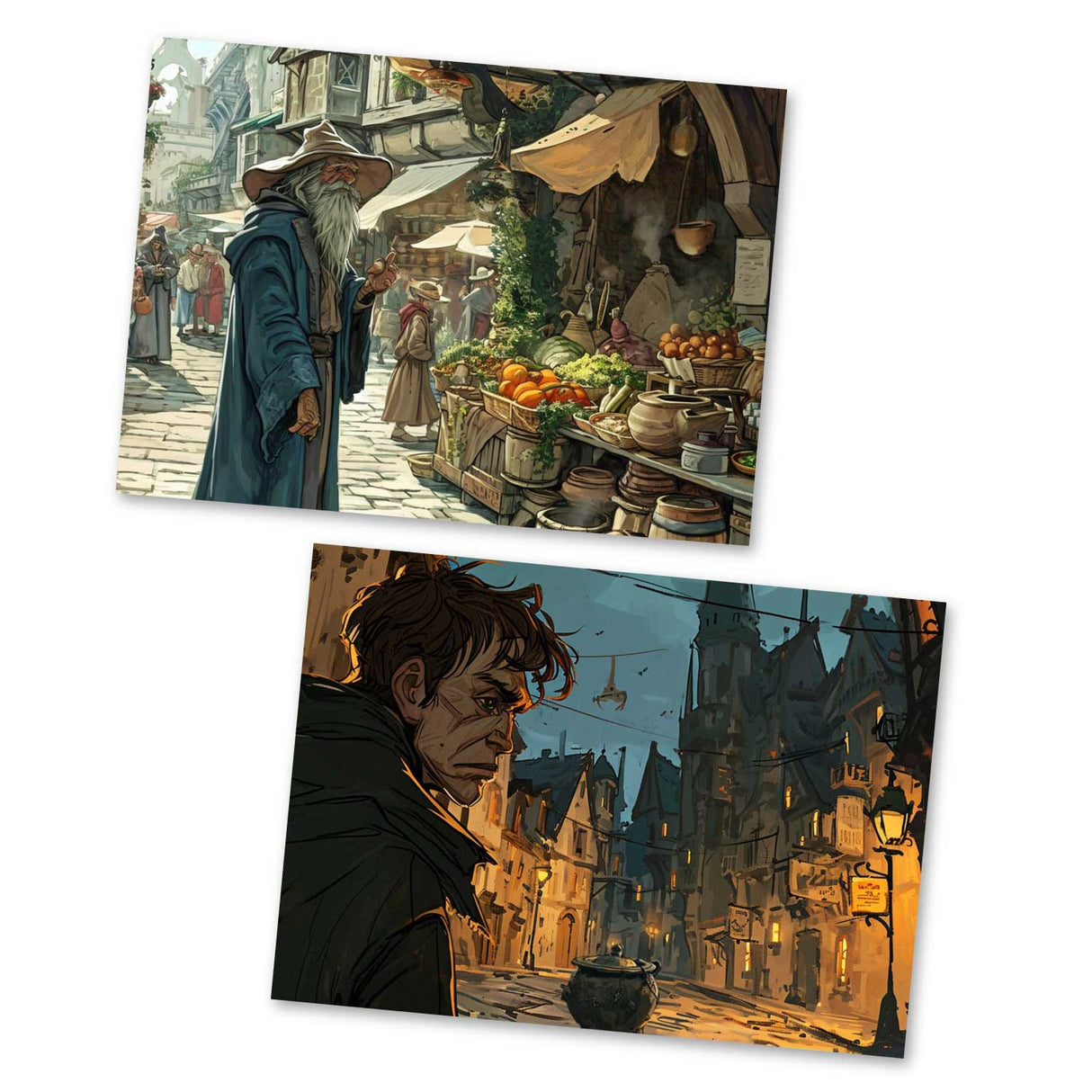 Der Zauberer und der hüpfende Topf (15 Cards) Die Märchen von Beedle dem Barden I basierend auf dem Harry Potter Universum als Set