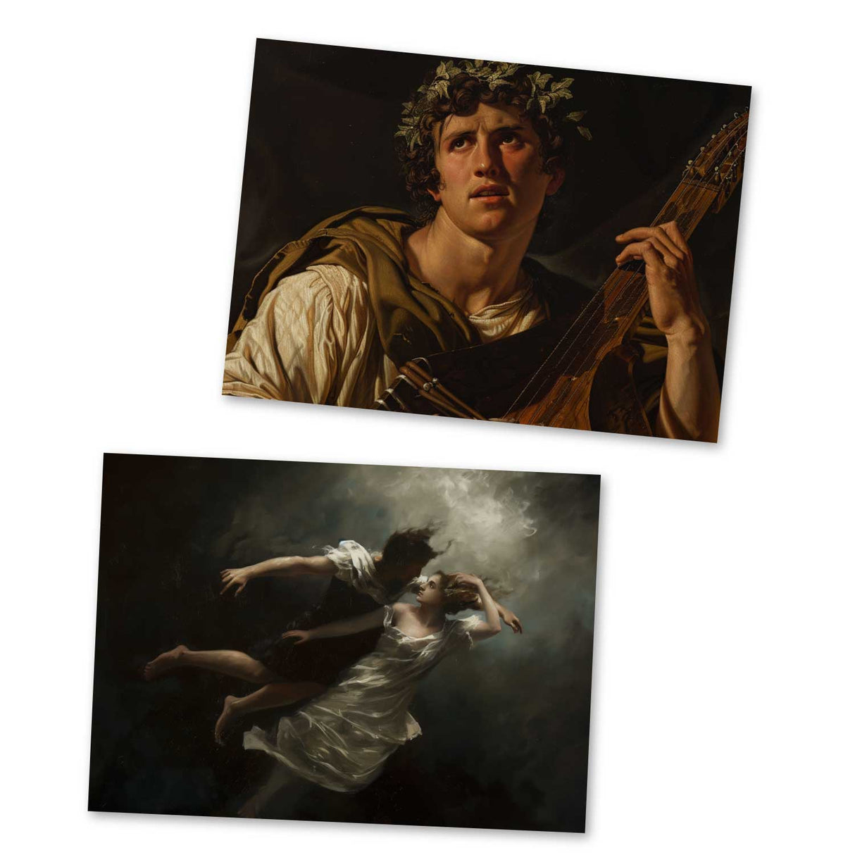 Antike Griechische Mythologie - Orpheus als Kartenset VOL 1 (15 Karten) | Mythologische Karten der Götter | Geschenk | Postkarte Klappkarte