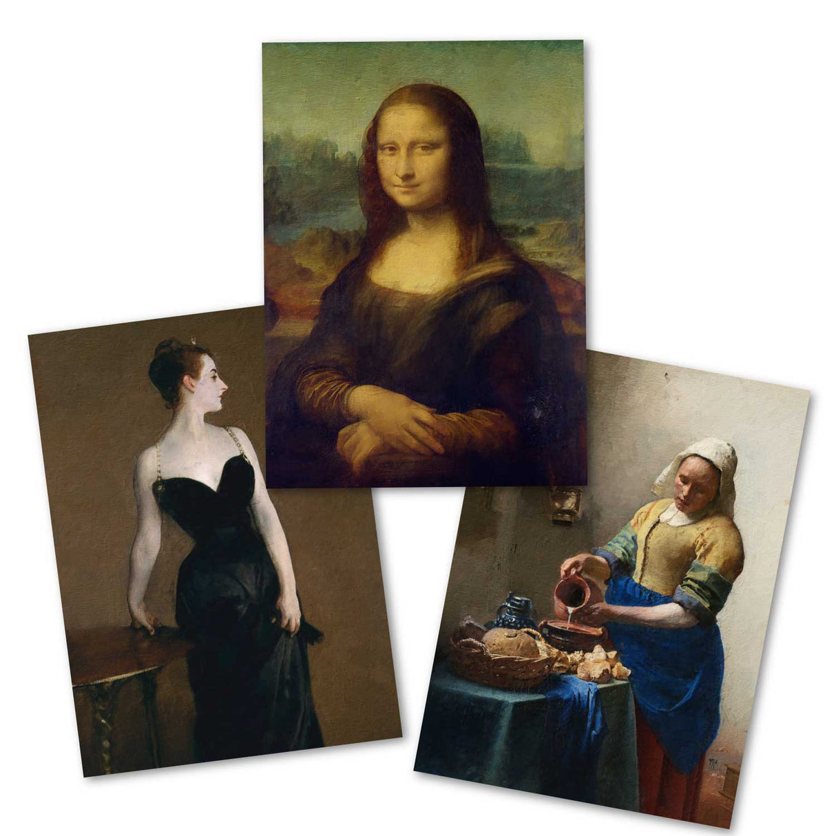 Kunstvolle Karten im Set (13 Karten) | Die größten Kunstwerke als Grußkarten I Postkarten Klappkarten | Bekannte Künstler I Kunstdruck