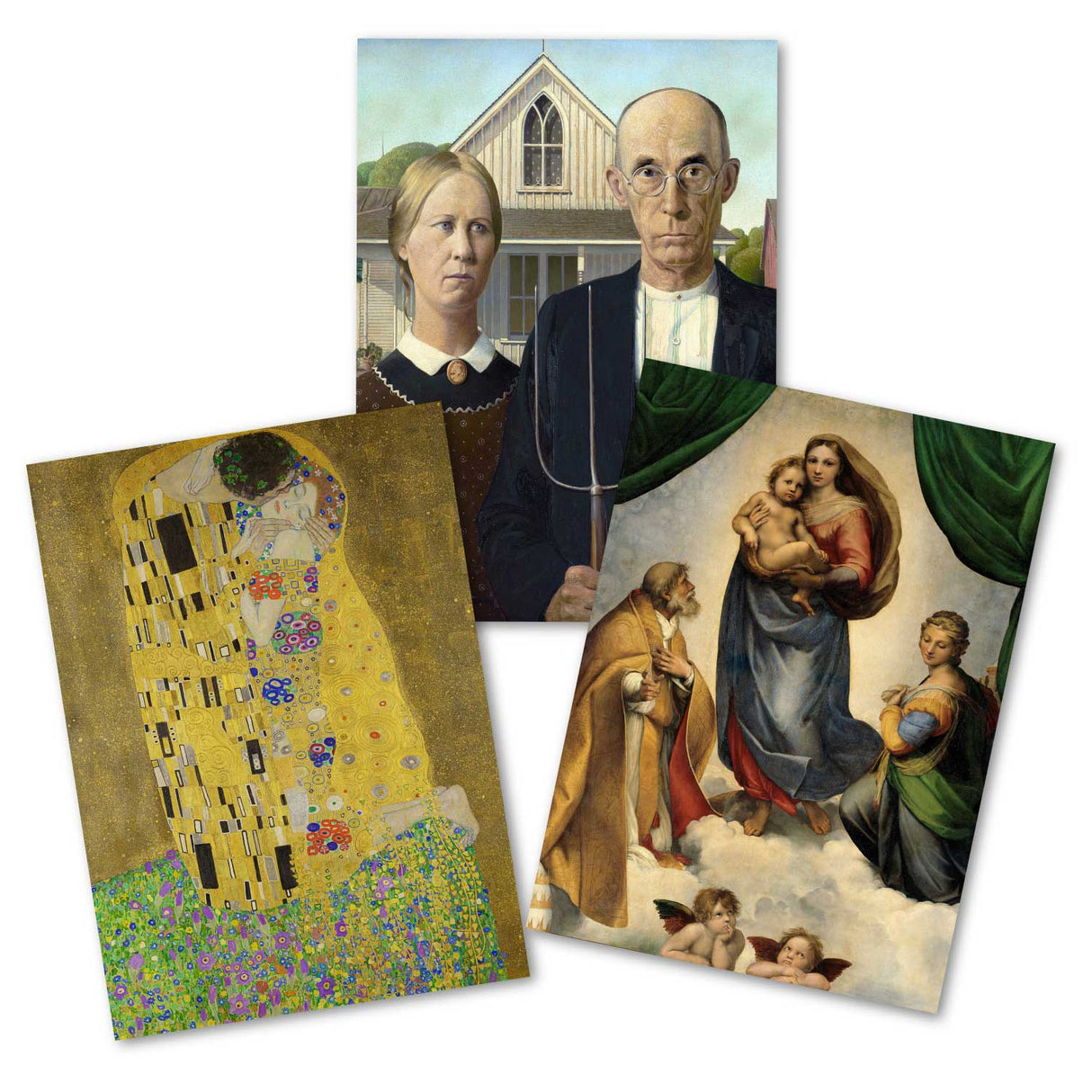 Kunstvolle Karten im Set (13 Karten) | Die größten Kunstwerke als Grußkarten I Postkarten Klappkarten | Bekannte Künstler I Kunstdruck