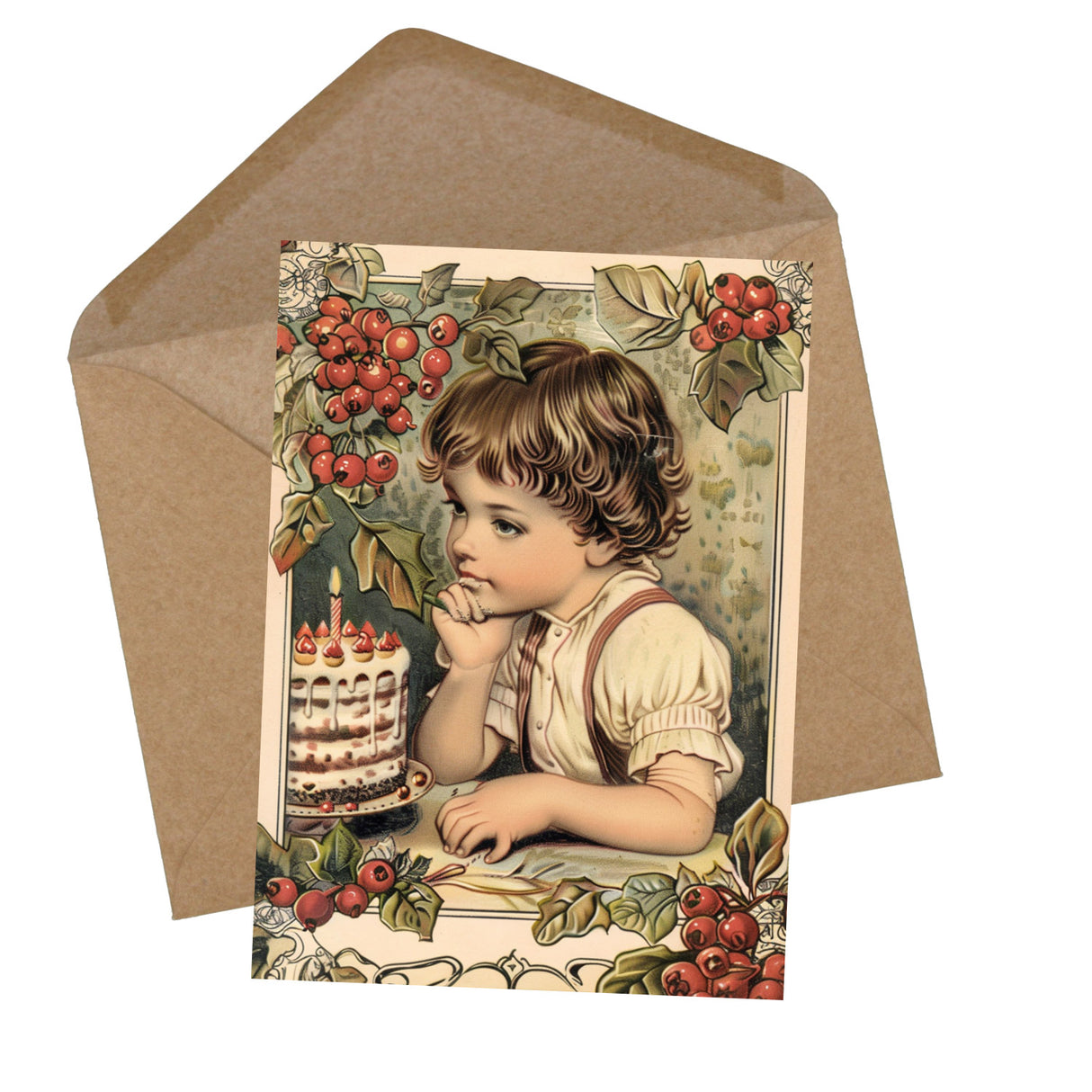 Retro Geburtstagskarten im Jugendstil der 1920 - Grußkarten Set (10 Karten) | Vintage Retro Style 20s | Postkarte oder Klappkarte | Druck