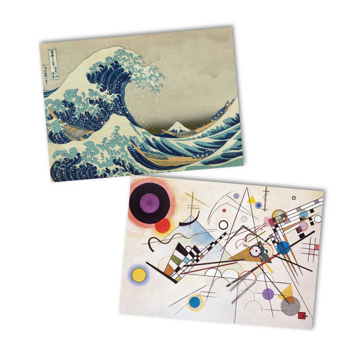 Kunstvolle Karten im Set (13 Karten) | Die größten Kunstwerke als Grußkarten I Postkarten Klappkarten | Bekannte Künstler I Kunstdruck