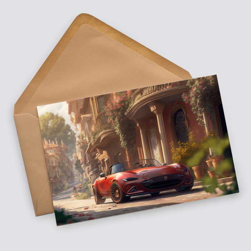The most beautiful cars as greeting cards in a set (10 cards) | Ornate motif cards Cars | cars, mercedes, ford,