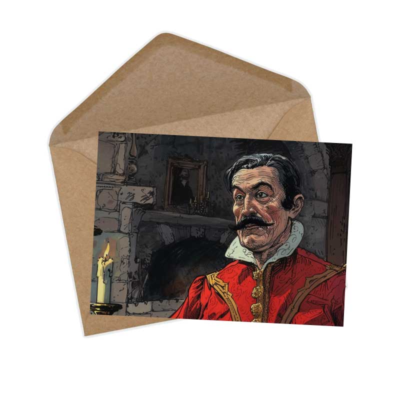 Die kluge Gretel Karten Set A6 (15 Cards) Illustriertes Märchen I von den Gebrüdern Grimm im Original I humorvolle Vintage Karten