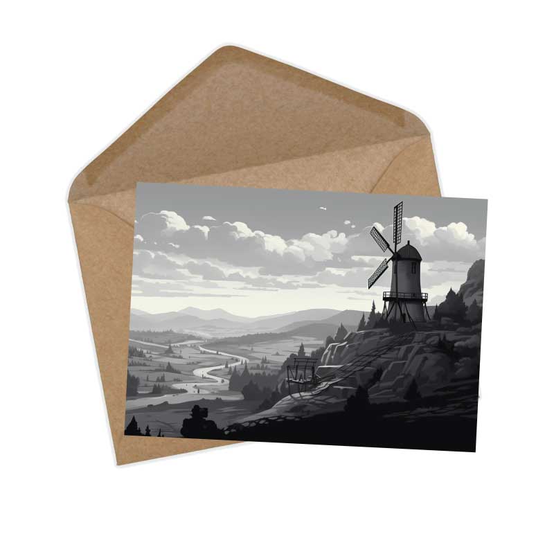 Der Räuberbräutigam Set A6 (15 Cards) Halloween Horror Märchen Film Noir Look I grusselige Horror Karten zum Märchen als kunstvolles Set