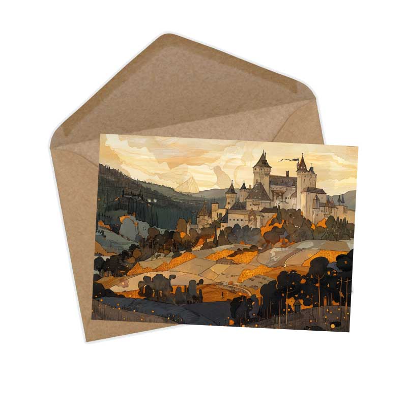 König Drosselbart Set A6 (15 Cards) kunstvoll Illustrierte Märchen I von den Brüdern Grimm im Original als kunstvolles Set