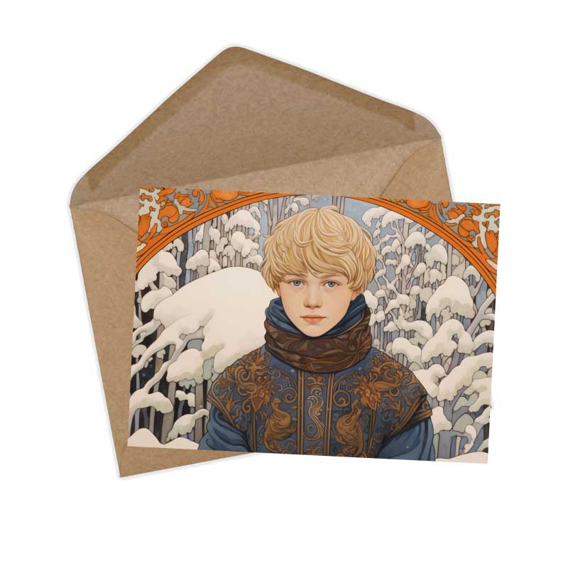 Die Schneekönigin (15 Cards) Illustriertes Wintermärchen I von H.C. Andersen im Original als kunstvolles Set I Die Eiskönigin im Original