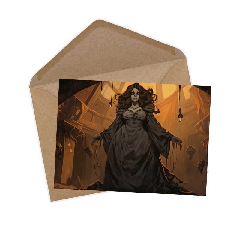 Die drei Spinnerinnen Karten Set A6 (15 Cards) Illustriertes Märchen I von den Gebrüdern Grimm im Original als kunstvolles Set