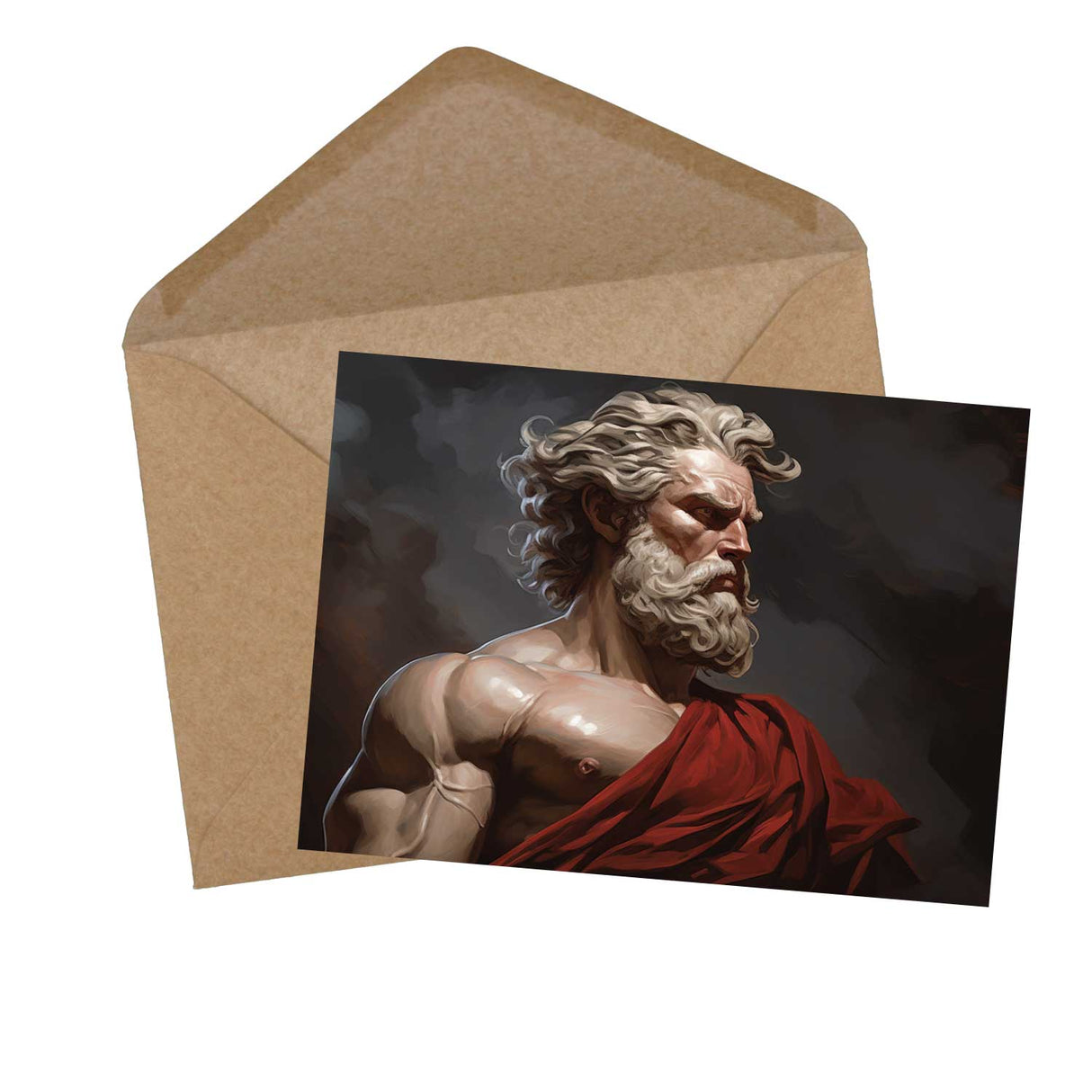 Antike Griechische Mythologie als Kartenset VOL 1 (10 Karten) | Mythologische Karten der Götter | Geschenk | Postkarte oder als Klappkarte