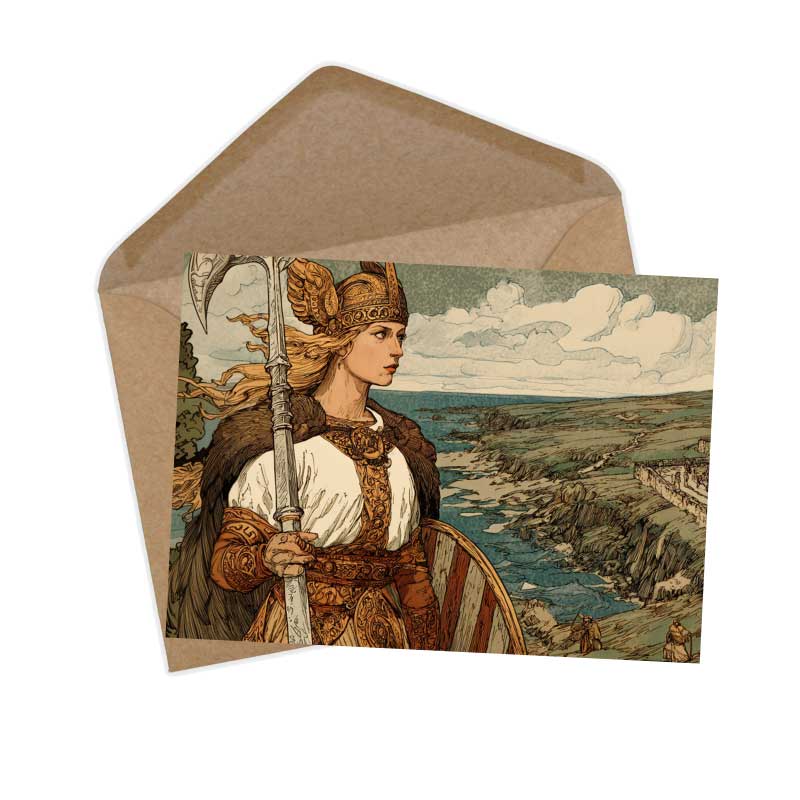 Die Walküre - Teil 3 - Der Ring des Nibelungen Karten Set A6 (15 Cards) klassisch Illustrierte Legende I Walküre I kunstvolles Set