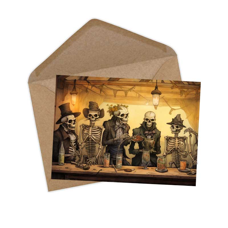 Der Mond Karten Set A6 (15 Cards) Illustriertes Märchen I von den Gebrüdern Grimm im Original als kunstvolles Set I Halloween Creepy Motive