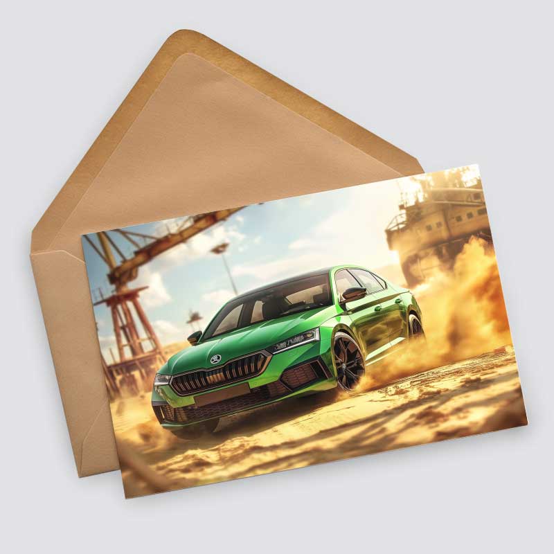 Die schönsten Autos als Grußkarten im Set VOL 2 (15 Karten) | Kunstvolle Motivkarten Autos | Cars, Mercedes, Ford,