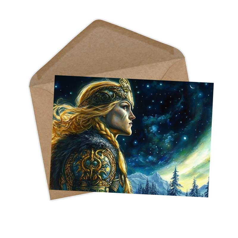 Die Walküre - Teil 3 - Der Ring des Nibelungen Karten Set A6 (15 Cards) klassisch Illustrierte Legende I Walküre I kunstvolles Set