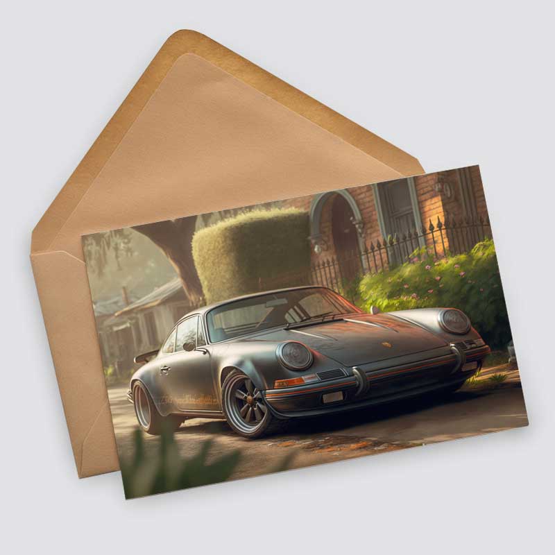 The most beautiful cars as greeting cards in a set (10 cards) | Ornate motif cards Cars | cars, mercedes, ford,