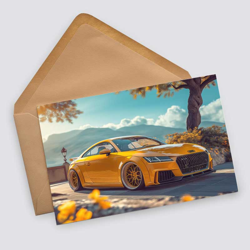 Die schönsten Autos als Grußkarten im Set VOL 2 (15 Karten) | Kunstvolle Motivkarten Autos | Cars, Mercedes, Ford,