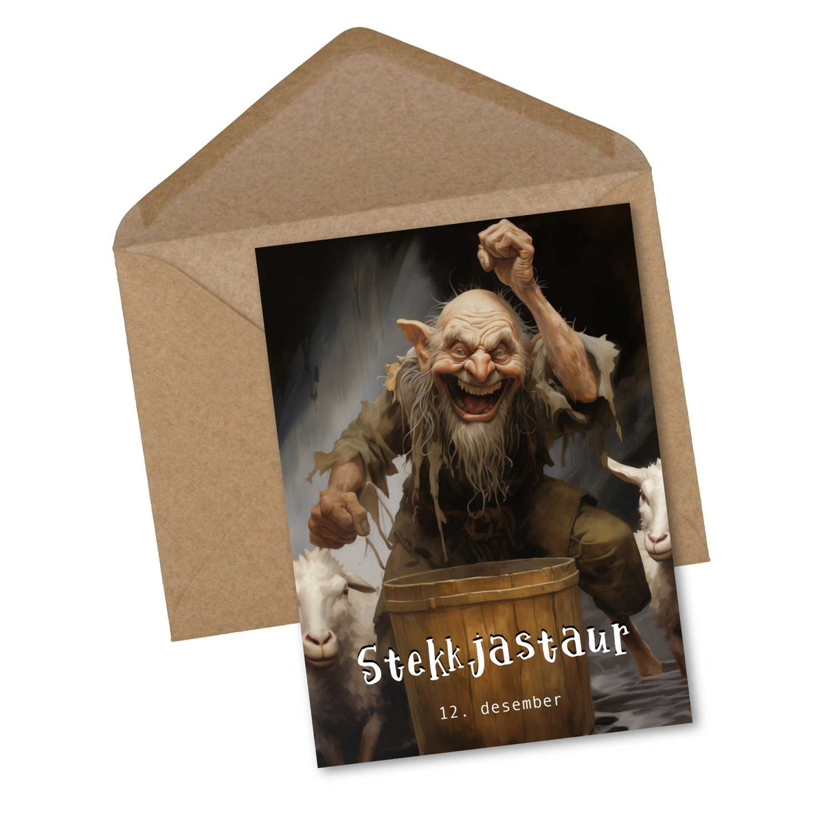 Islands Yule Lads Karten Set A6 (15 Cards) Isländische Weihnachtsmänner I Weihnachtsbuben I Weihnachtstrolle I Humorvolle Folklore Karten