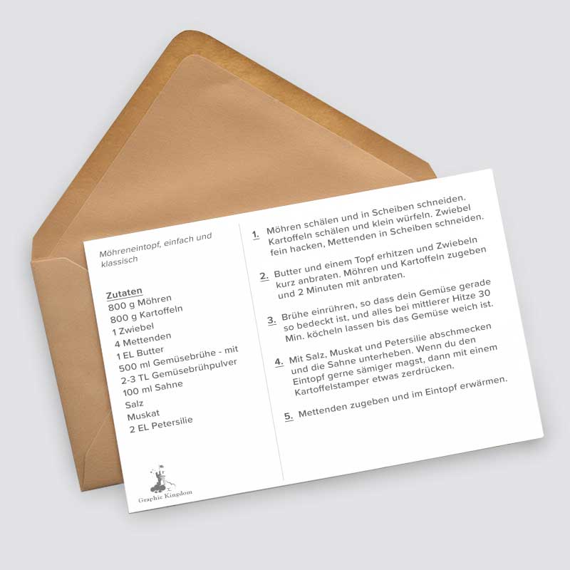 Leckere Gerichte und Rezeptkarten; Postkarten A6 Set (10 Cards) Gerichte Speisen Vorschläge I Kunstvolle Stillleben Mahlzeiten