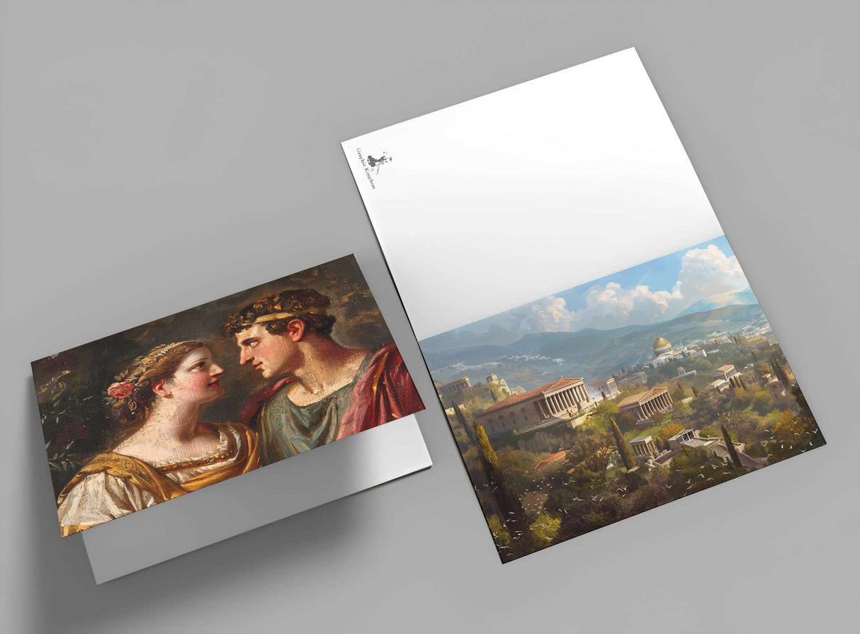 Antike Griechische Mythologie - Orpheus als Kartenset VOL 1 (15 Karten) | Mythologische Karten der Götter | Geschenk | Postkarte Klappkarte