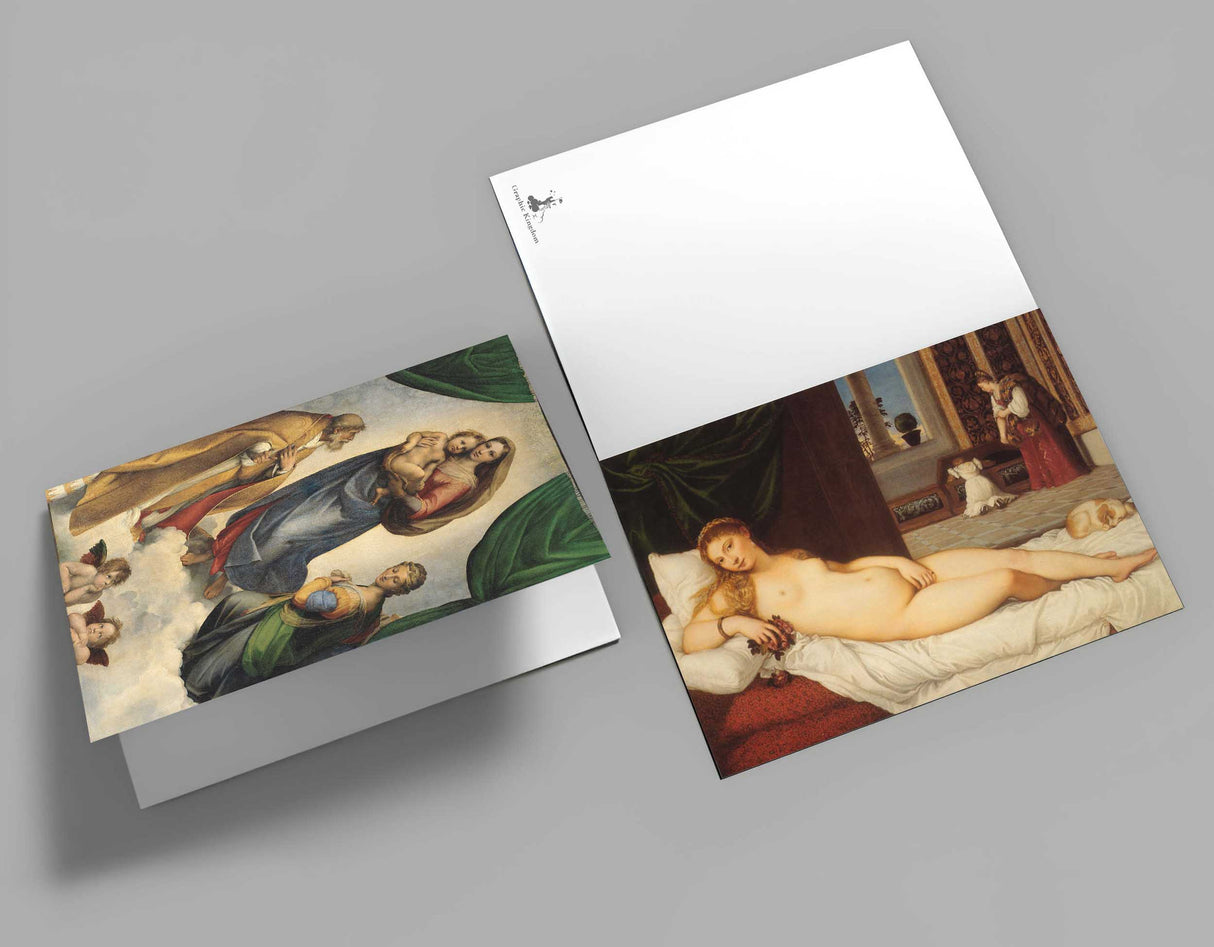 Kunstvolle Karten im Set (13 Karten) | Die größten Kunstwerke als Grußkarten I Postkarten Klappkarten | Bekannte Künstler I Kunstdruck