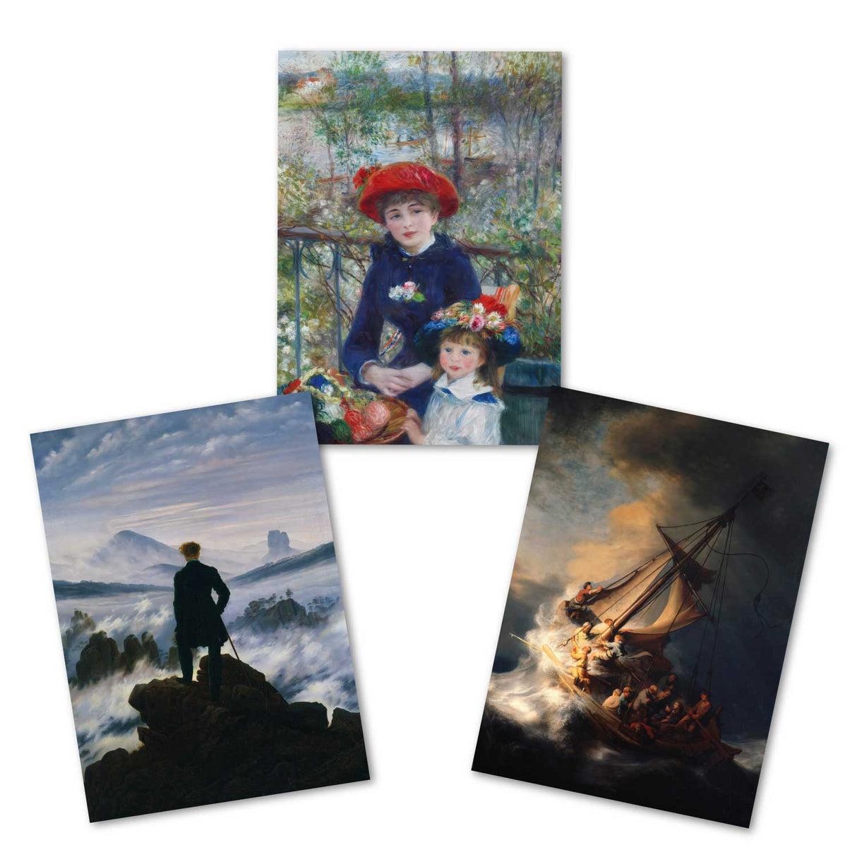 Kunstvolle Karten im Set (13 Karten) V3 | Die größten Kunstwerke als Grußkarten I Postkarten Klappkarten | Bekannte Künstler I Kunstdruck (Kopie)