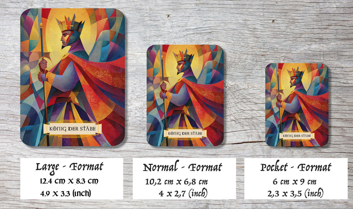 Modern Tarot 78 Karten – Künstlerisches Tarot Set Deutsch Englisch – Farbenfrohe Tarotkarten – Spirituell & einzigartig