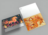 Jahr des Pferdes 2026 Postkarten A6 Set (10 Cards) Pferd des Feuers Jahr chinesische Sternzeichen asiatische Kultur  I Kunstvolle Karten