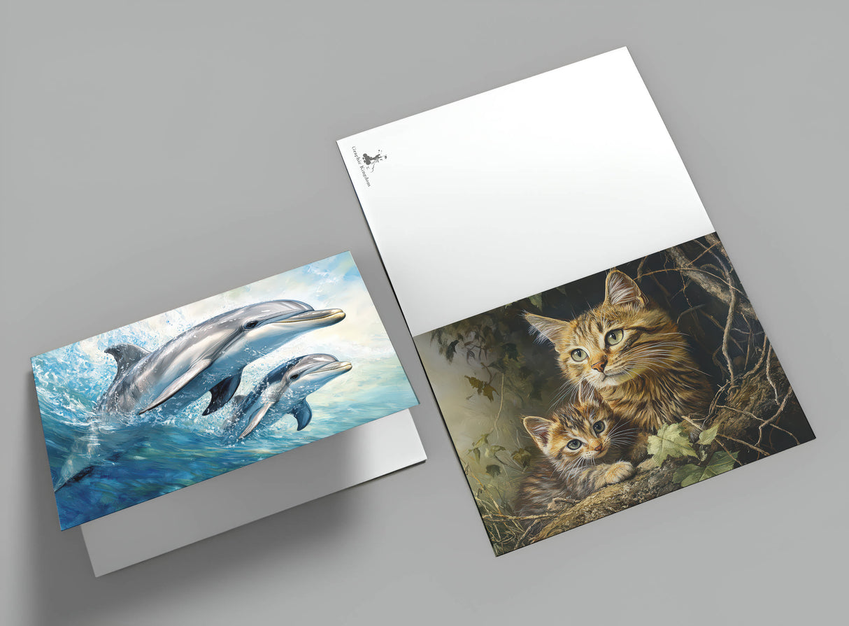 Zodiac sign card set (12 cards) I Greeting cards, folding cards and postcards with motifs of the zodiac signs