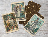 Vintage Tarotkarten Set (78 Karten) | Tarot Deck mit 78 Tarot Karten in drei größen | deutsch und englisch erhältlich | Rider Waite Stil