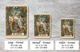 Vintage Tarotkarten Set (78 Karten) | Tarot Deck mit 78 Tarot Karten in drei größen | deutsch und englisch erhältlich | Rider Waite Stil