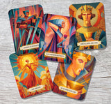 Modern Tarot 78 Karten – Künstlerisches Tarot Set Deutsch Englisch – Farbenfrohe Tarotkarten – Spirituell & einzigartig