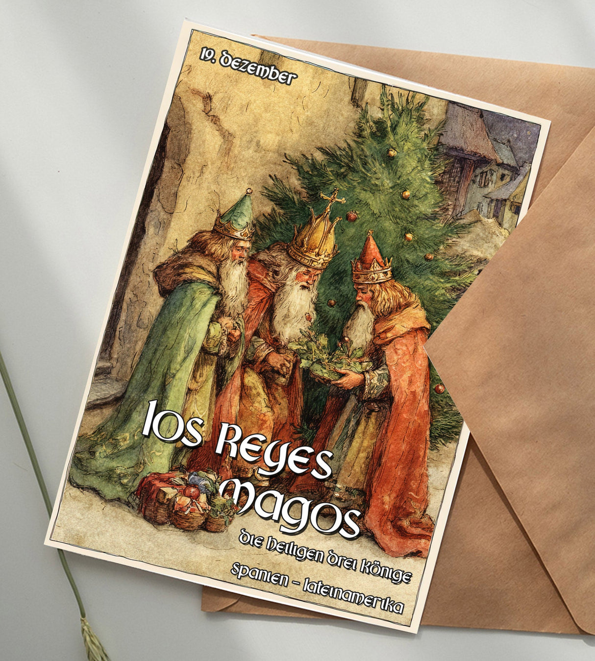 Christmas Greeting Cards Set V3 (10 cards) | Artistic Christmas Cards | Poison | Card with Greeting Message | Postcard or folded card