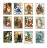 Christmas Greeting Cards Set V3 (10 cards) | Artistic Christmas Cards | Poison | Card with Greeting Message | Postcard or folded card